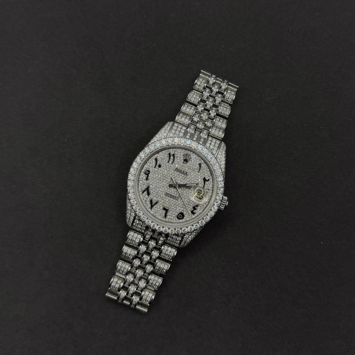 .Iced Out Rolex Datejust