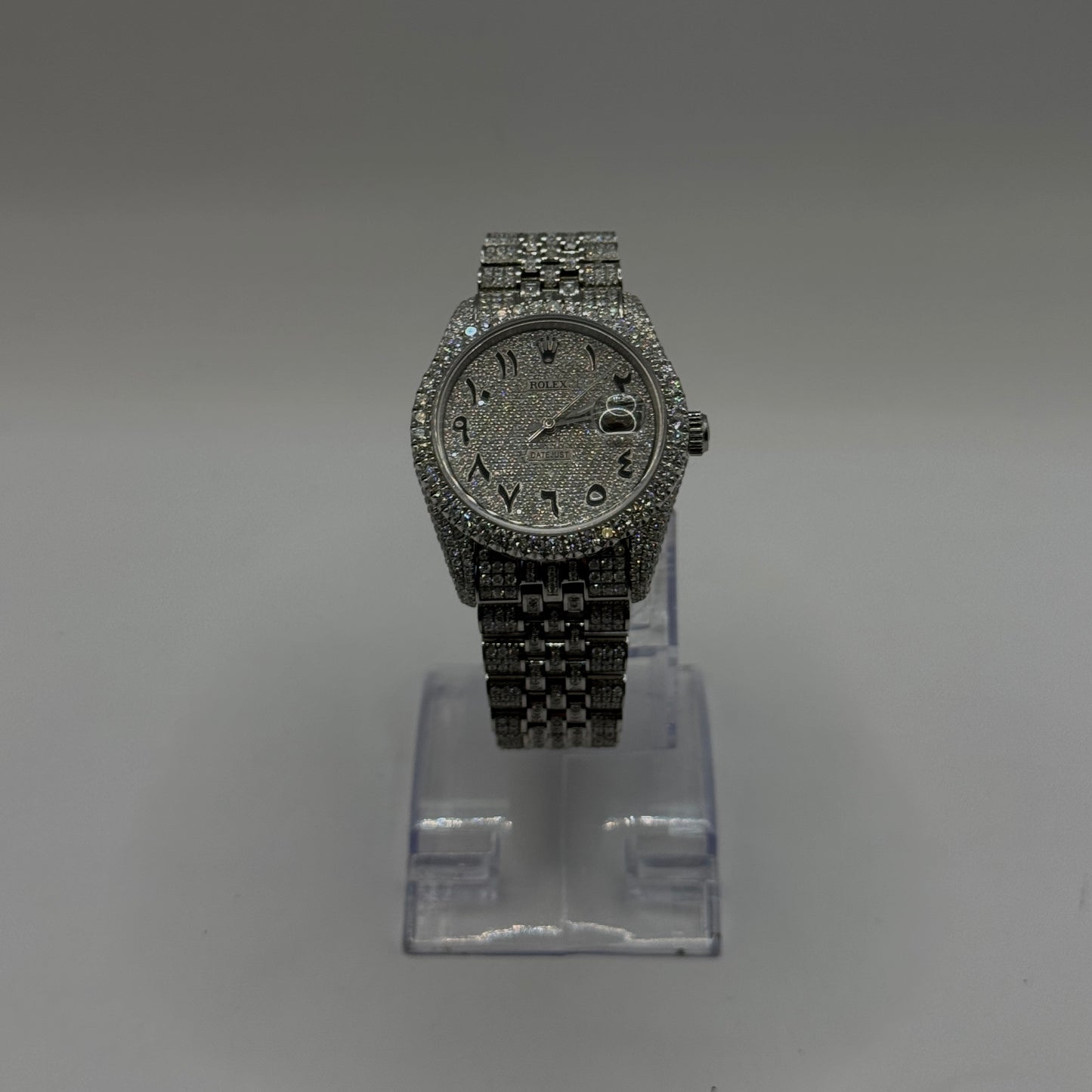 .Iced Out Rolex Datejust